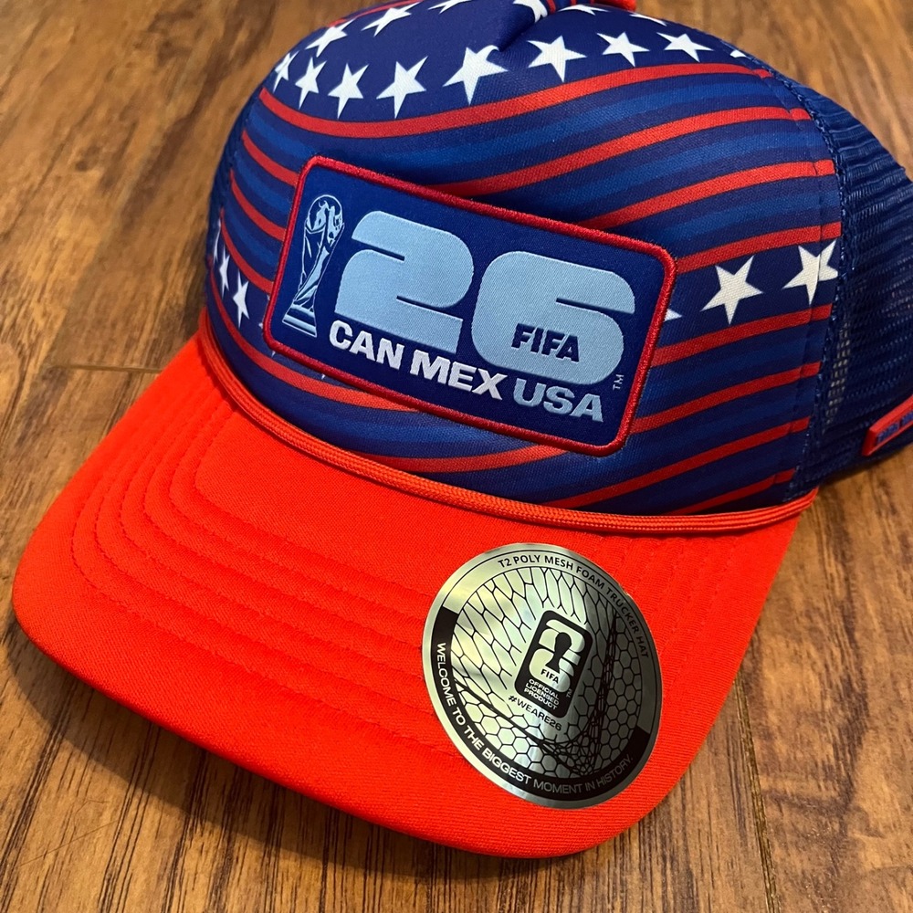 FIFA World Cup 26 "We Are 26" Host Country Trucker Snapback Hat Cap   Team USA